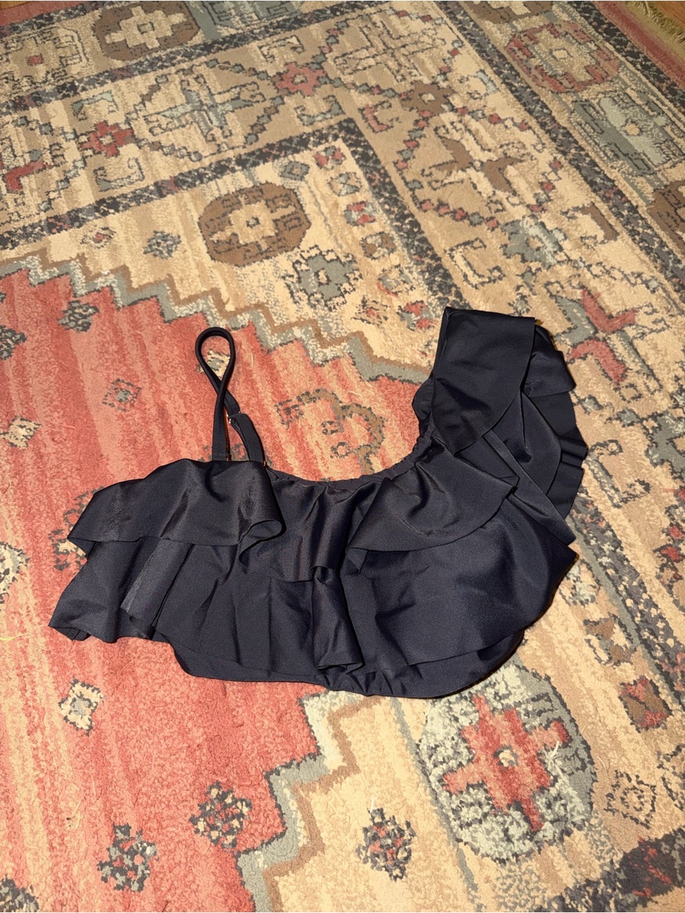 Black bathing suit top